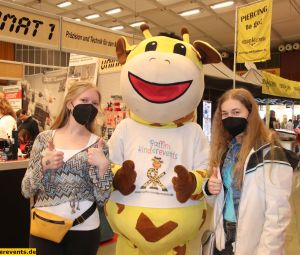 Raffini-Maskottchen-Walkact_Messe-27