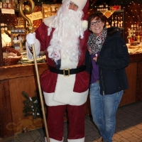 Nikolaus Besuch im Winterdorf beim RNZ in Viernheim (9)